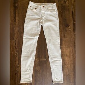 Closed Cream Mid-Rise Jeans